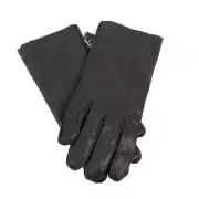 Vintage NWT Rabbit Fur Lined 100% Leather Gloves - Unisex XL