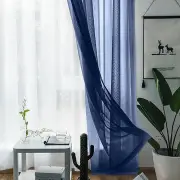 Stylish Tulle Mesh Curtain for Modern Home Decoration 7 Color Options 140*260cm