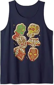 [Marvel] Guardians Of The Galaxy Gingerbread Cookies Christmas Tank Top
