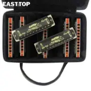 EASTTOP T008K-7 Diatonic Harmonica Set 10 Holes Blues Harp Diatonic Mouth Organ