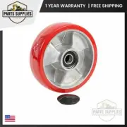 Pallet Jack Steer Wheel Assy for Atlas Zenith I & II Ultra-Poly Aluminum Z70-HD