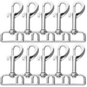 10Pcs Snap Hooks Dog Leash Swivel Hooks Dog Leash Clasp Buckle