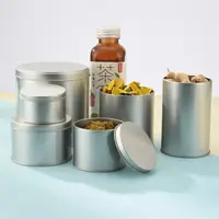 在飛比找蝦皮購物優惠-可客製化【馬口鐵盒】磨砂 馬口鐵罐 加厚 圓形 茶葉收納盒 