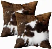 TOMWISH 2 Packs Hidden Zippered Pillowcase Christmas 18X18 Set of 2, Multi 2