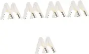 Yardwe 5sets Plants Hedge Clippers Removal Tools Garden Shears Pruning Leaf Thorn Hedge Trimmer Stem Cutter Thorn Remover for Rose Pruners Rose Care Rose Shears Planter Thorns White 2pcs*5
