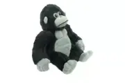 Gorilla Toy Black, Realistic Stuffed Monkey, Plush Toy, Soft, 11" CA03 BB319
