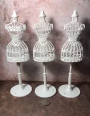 3 CLOTHING STANDS ￼~ DRESS FORM MANNEQUINS