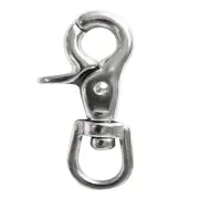 304 Stainless Steel Swivel Eye Snap Hook Handbag Lanyard Lobster Claw