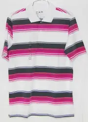 NWT Adidas Puremotion Climalite Merch Stripe Golf Shirt, Small, Z83424 TM1231S4