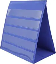 KICHOUSE Desktop Calendar 30.5x33cm Pocket Chart for Skill Learning Sorting Classifying Sentence Building