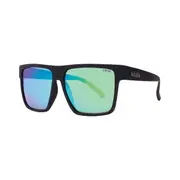 Liive Men’s Brooksy Envy Polarised Sunglasses Black with Green Lens