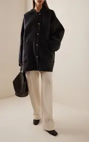 [Khaite] Hessner Hooded Wool Coat