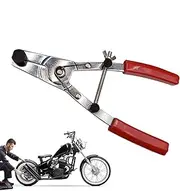 Motorcycle Piston Compressor,Carbon Steel Piston Brake Caliper - Puller Pry Pliers Ergonomic Rust-Resistant Remover Tool for Motorbike