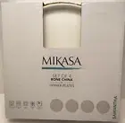 Mikasa Samantha Bone China White Dinner Plates Set of 4