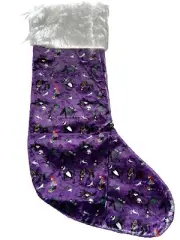 Christmas yet Halloween Theme Stocking, 24" x 8"