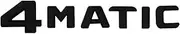 SCPCKZETZN 3D 4MATCI 4 Matic Letters Car Trunk Emblem Badge Fit for Mercedes Benz W203 W204 W205 W176 4matic Emblem Logo Sticker Accessories(Matt Black 14-16)