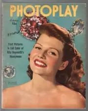 MAG: Photoplay 10/1949-Macfadden-Rita Hayworth-Greer Garson-Gregory Peck-Gabl...