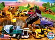 Ravensburger Construction Crowd Jigsaw Puzzle | 60 Unique Pieces | Engaging T