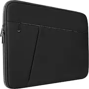 Laptop Sleeve case 14 inch, Protective Soft Padded Computer Carrying Bag Durable Laptop Cover Compatible with 14" MacBook HP Lenovo Dell ASUS Acer Chromebook Notebook Bag, Black