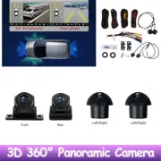 360°C HD Bird Eye 3D Panoramic Dash Camera Surround View Parking Monitor Recoder