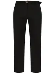 [ALEXANDER MCQUEEN] ARROW BELTED TROUSERS 48 BLACK