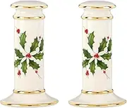 Lenox Holiday Archive Salt & Pepper Set, 0.65 LB, Red & Green