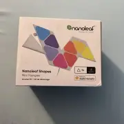 Nanoleaf Shapes Mini Triangles Smarter Kit Multicolor Light Panels-9 Pack