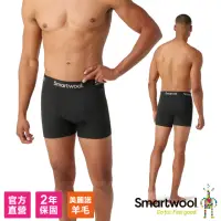 在飛比找momo購物網優惠-【SmartWool官方直營】男合身四角褲 黑色(美麗諾羊毛