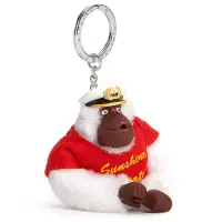 在飛比找博客來優惠-KIPLING 船長猴子吊飾鑰匙圈-船長