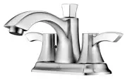 Anzzi L-AZ014 Vista Centerset 1.2 GPM Bathroom Faucet - Nickel