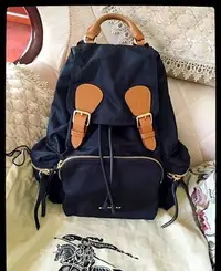 在飛比找Yahoo!奇摩拍賣優惠-二手正品 Burberry Backpack Rucksac