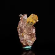 17Ct TOP Grade Natural Rutile Flowers & Phantom Crystal Quartz Reiki Specimen