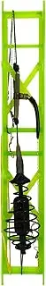 30g-60g High Carbon Steel Fishing Bait Cage Feeder with Hooks for Carp Fishing, Spring Trap Basket Holder, Black/Green Optional