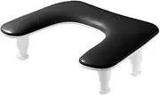 Nail Art Hand Support Cushion for Manicure Table U Shape Design, Black