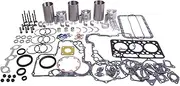 LSSOCH New D750 Engine Overhaul Rebuild Kit with Liner Sleeves Compatible with Kubota D750 D750B D750-B Engine B5200D B5200E B7100 B7100HST-DT B7100HST-E B5200 B7100 Tractor