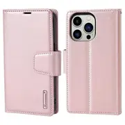 For iPhone 15 Pro PU Leather+TPU Wallet Stand Cover Detachable ic Phone Case