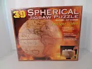 3-D Spherical Antique World Globe Jigsaw Puzzle Buffalo Games NEW SEALED