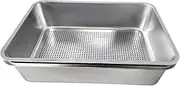 kowaku Cat Litter Box Stainless Steel Container Large Anti Splashing Litter Tray