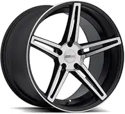 Cray BRICKYARD Black Wheel with Painted Finish (18 x 9. inches /5 x 120 mm, 50 mm Offset)