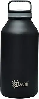 Cheeki Insulated Chiller Bottle, 1.9 Litre Capacity, Black