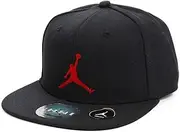[Nike] Jordan Big Boys Youth Retro Snapback Hat (Black/Red One Size 8/20)