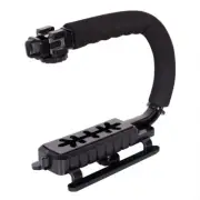 U-Shaped Bracket Camera Hand Grip Stabilizer for Outdoor Photography and