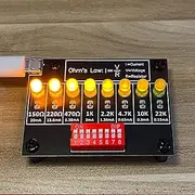 Learn to Solder Practice Kit, Electronic Circuit DIY Science Toys Resistor Kits Learning Board