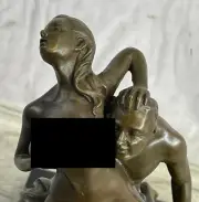 Signed Original Nude Mavchi Hand Made Female and Male Bronze Masterpiece Statue