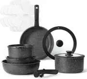 15Pcs Pots and Pans Set Non Stick, Cookware Sets, Kitchen Set, Oven/Dishwasher/F