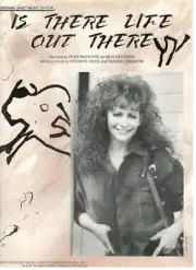 REBA McENTIRE "IS THERE LIFE OUT THERE" SHEET MUSIC-1990-EXTREMELY RARE-NEW-MINT