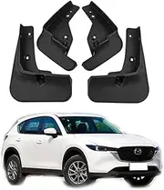 YLOXFW Car Mud Flaps Mudguard Fender for Mazda CX-5 2013-2024 Front and Rear Mudflaps Splash Guards Heavy Duty Fender Flares 4-PC Auto Accessories,Send 1 Car Wash Towel,2022~2024