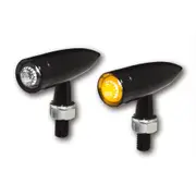 HIGHSIDER LED indicators MONO BULLET LONG, black