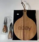 eBay Branded Wood Cheese Cutting Board & Utencils eBayana New in Box