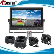 2CH BSD 7" Split Monitor DVR Rear View Backup Cameras for Truck Reversing System